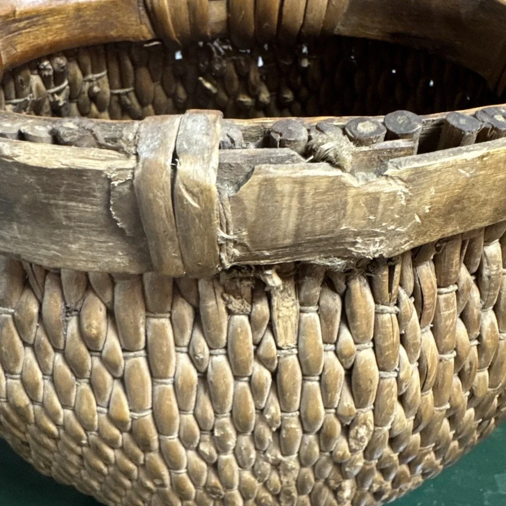 Vintage Chinese Rice Basket